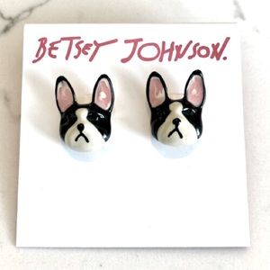 French Bulldog Earrings - Betsey Johnson